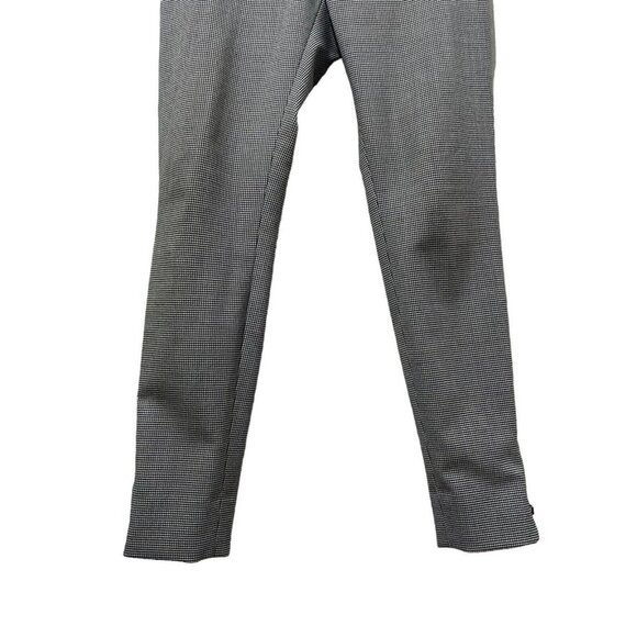 Veronica Beard Houndstooth Zipper Black White Pants Size 2 28 - Picture 6 of 16